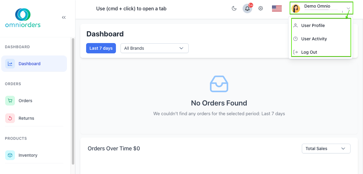 Configuraciones User