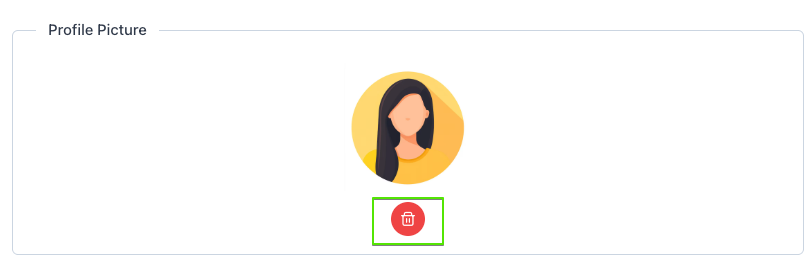 Remove Profile Image